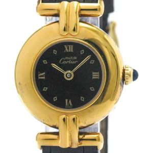 Cartier Vintage, Pre-owned, Dames, Veelkleurig, ONE Size, Leer, Pre-owned Leather watches