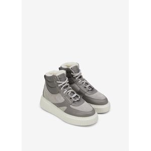 Marc O'Polo, Schoenen, Dames, Grijs, 40 EU, Leer, Hoge sneaker