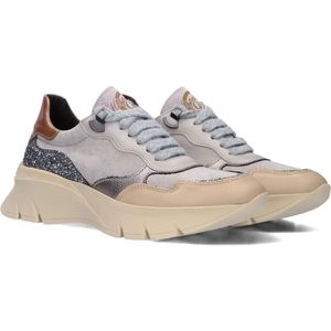 Hispanitas, Schoenen, Dames, Beige, 37 EU, Suède, Beige Suède Lage Sneakers