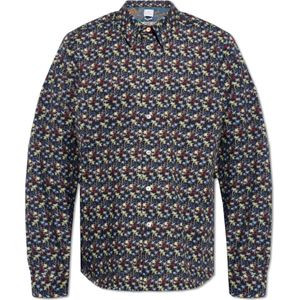 PS By Paul Smith, Overhemden, Heren, Blauw, S, Katoen, Gestreept overhemd