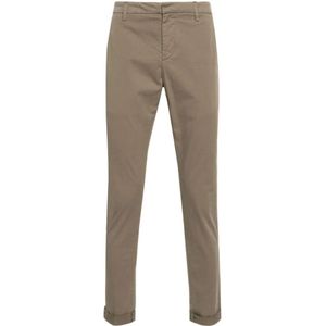 Dondup, Bruine Slim Fit Broek Bruin, Heren, Maat:W31