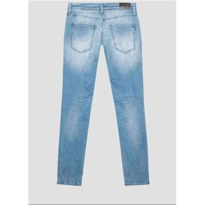 Antony Morato, Jeans, Heren, Blauw, W32, Denim, Tapered Jeans met Délavé Effect