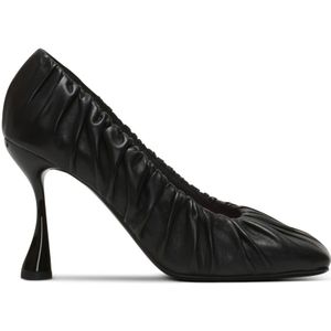 Balmain, Schoenen, Dames, Zwart, 37 EU, Leer, Eden pumps in verzameld lamsvacht