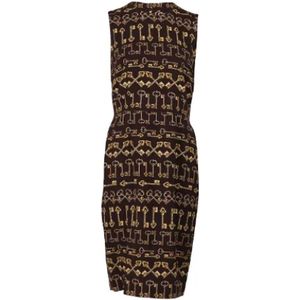 Dolce & Gabbana Pre-owned, Pre-owned Fabric dresses Bruin, Dames, Maat:M