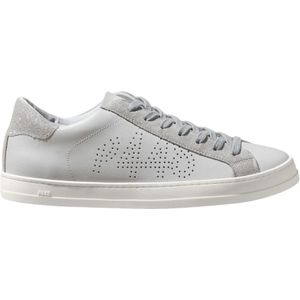 P448, Glitter Grijze Sneakers Grijs, Dames, Maat:37 EU