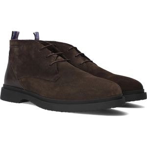 Scotch & Soda, Schoenen, Heren, Bruin, 46 EU, Suède, Heren Suède Veterboots Gallivant