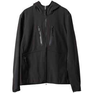 Belstaff, Luxe Softshell Jas Zwart, Heren, Maat:L