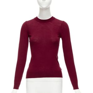 Alaïa Pre-owned, Pre-owned, Dames, Rood, S, Wol, Pre-owned Wool tops