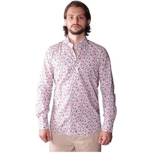 Xacus, Overhemden, Heren, Roze, L, Heritage print shirt