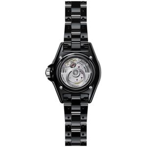 Chanel, Accessoires, Dames, Zwart, ONE Size, Elegante zwarte keramische automatische horloge