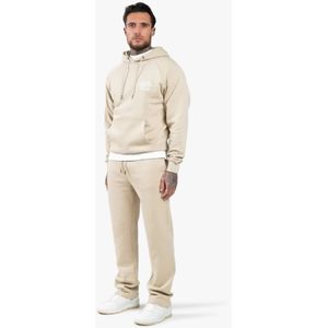 Quotrell, Heren Sand Hooded Trainingspak Beige, Heren, Maat:S