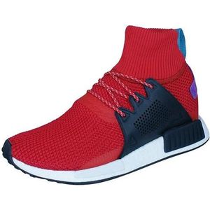 Adidas, Rode Hoge Sneakers Rood, Heren, Maat:44 EU