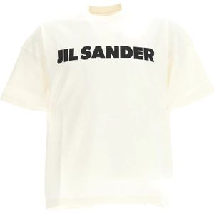 Jil Sander, Tops, Heren, Beige, XS, Korte Mouw T-Shirt