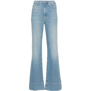 7 For All Mankind, Jeans, Dames, Blauw, W25, Katoen, Moderne Dojo Jolie Jeans