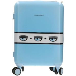 Chiara Ferragni Collection, Suitcases Blauw, Dames, Maat:ONE Size