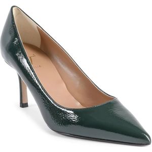 19v69 Italia, Groene leren pumps met hoge hakken Groen, Dames, Maat:41 EU