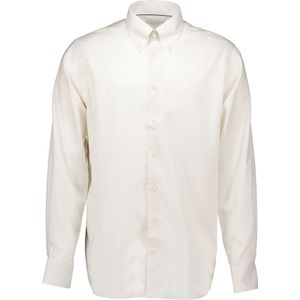 Eton, Oxford lange mouw overhemden beige Beige, Heren, Maat:2XL