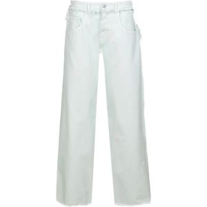 Icon Denim, Jeans, Dames, Wit, W24, Denim, Straight Jeans