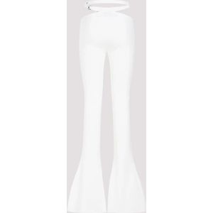 The Attico, Broeken, Dames, Wit, S, Rayon, Witte Lange Broek