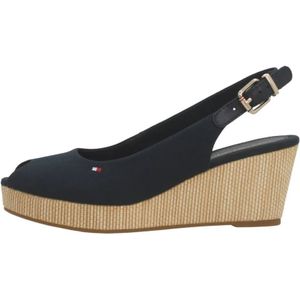 Tommy Hilfiger, Schoenen, Dames, Blauw, 41 EU, Wedges