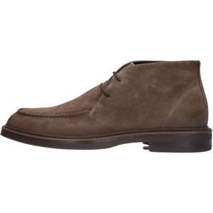 Giorgio, Schoenen, Heren, Beige, 41 EU, Suède, Beige Suède Veterschoenen