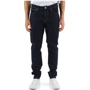 Calvin Klein Jeans, Jeans, Heren, Blauw, W31, Katoen, Regular Taper Jeans Vijf Zakken
