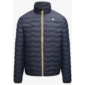 K-Way, Jassen, Heren, Blauw, 3Xl, Polyester, Eco Warm Blauwe Herenjas