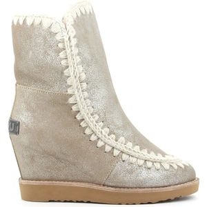 Mou, Winterlaarzen Beige, Dames, Maat:38 EU