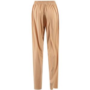 Amazuin, Broeken, Dames, Beige, ONE Size, Beige Casual Broek