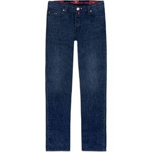 Tramarossa, Jeans, Heren, Blauw, W30, Katoen, Herenjeans van hoge kwaliteit, regular fit, 5-pocket stijl