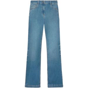 Elena Mirò, 0A4 Jeans - Stijlvol en Trendy Blauw, Dames, Maat:L