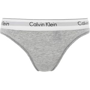 Calvin Klein, Bikini Slipjes Grijs, Dames, Maat:L