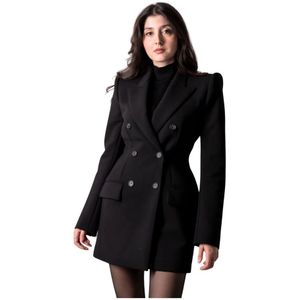 Sportmax, Zwarte Harem Blazer - XS Zwart, Dames, Maat:S