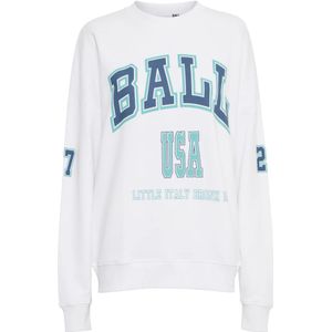 Ball, Sweatshirts & Hoodies, Dames, Wit, 2Xl, Katoen, D. Adams Sweatshirt Bright White