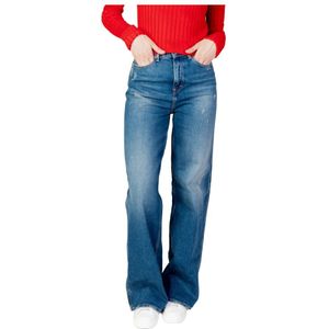 Tommy Jeans, Jeans, Dames, Blauw, W28 L32, Katoen, Straight Jeans