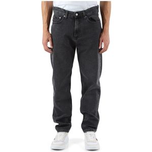 Calvin Klein Jeans, Jeans, Heren, Grijs, W31, Katoen, Regular Taper Jeans Vijf Zakken