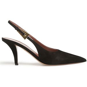 Paris Texas, Schoenen, Dames, Zwart, 38 1/2 EU, Leer, Zwarte Pumps voor Vrouwen