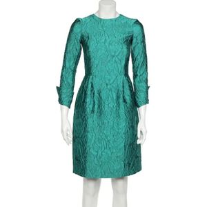 Carolina Herrera Pre-owned, Pre-owned, Dames, Groen, S, Pre-owned Fabric dresses