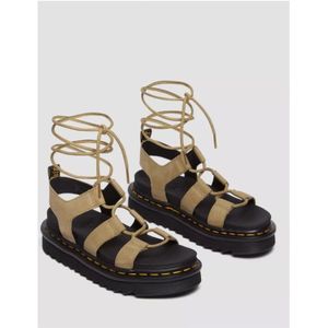 Dr. Martens, Schoenen, Dames, Groen, 40 EU, Flat Sandalen