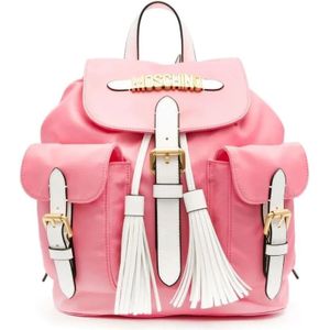 Moschino, Backpacks Roze, Dames, Maat:ONE Size