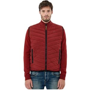 Kaporal, Sona Mouwloze Puffer Jas Rood, Dames, Maat:M