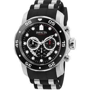 Invicta Watches, Pro Diver - Scuba 6977 Heren Quartz Horloge Grijs, Heren, Maat:ONE Size