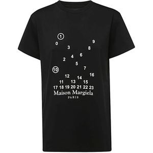 Maison Margiela, Tops, Dames, Zwart, XS, Zwarte T-shirts en Polos voor Vrouwen