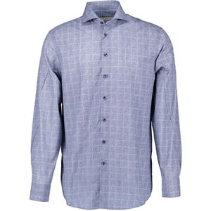 John Miller, Overhemden, Heren, Blauw, 4Xl, Blauwe overhemden met lange mouwen