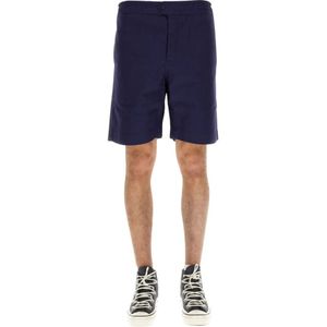 Umbro, Korte broeken, Heren, Blauw, XL, Katoen, Casual Shorts