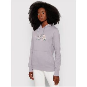 The North Face, Sweatshirts & Hoodies, Dames, Blauw, S, Katoen, Fantasie Logo Hoodie - Violet