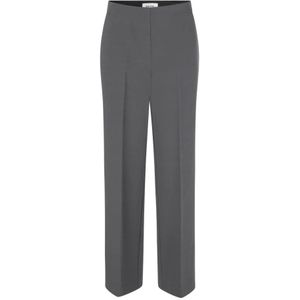 Modström, Klassieke Grijze Pantalon Nelli Grijs, Dames, Maat:M