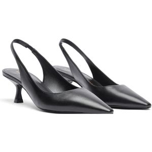 Stuart Weitzman, Schoenen, Dames, Zwart, 39 EU, Elegant Slingback Pump