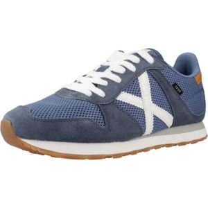 Munich, Schoenen, Heren, Blauw, 46 EU, Klassieke Sneakers