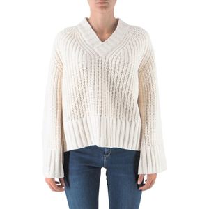 Replay, Cropped Top in Boterwit Wit, Dames, Maat:S